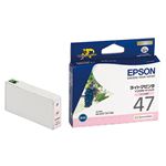 （まとめ） エプソン EPSON インクカートリッジ ライトマゼンタ ICLM47 1個 【×4セット】