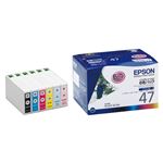 （まとめ） エプソン EPSON インクカートリッジ 6色パック IC6CL47 1箱（6個：各色1個） 【×3セット】