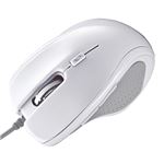 （まとめ） サンワサプライ ブルーテック USB有線 マウス ホワイト MA-117HW 1個 【×3セット】