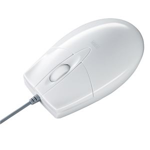 (まとめ) サンワサプライ ブルーLED有線マウス USB・PS/2両対応 ホワイト MA-BL3UPW 1個 【×4セット】 商品画像