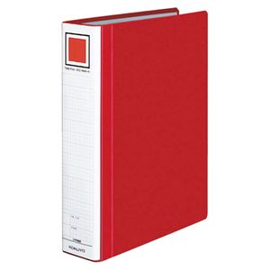 （まとめ） コクヨ チューブファイル（エコツインR） A4タテ 500枚収容 背幅65mm 赤 フ-RT650R 1冊 【×5セット】 - 拡大画像