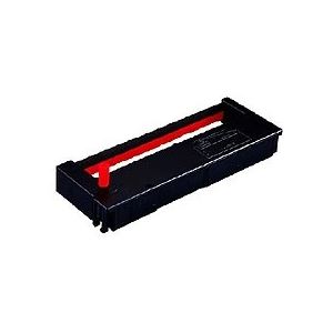 （まとめ） セイコープレシジョン タイムレコーダ用インクリボン 黒・赤 QR-12055D 1個 【×4セット】