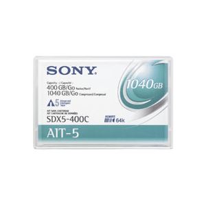 ソニー AIT-5 データカートリッジ 400GB(圧縮時 1040GB) SDX5-400CR 1巻 - 拡大画像