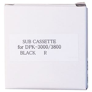 （まとめ） DPK3800 サブカセット 汎用品 黒 1本 【×5セット】 - 拡大画像