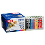 （まとめ） エプソン EPSON インクカートリッジ 8色パック IC8CL53 1箱（8個：各色1個） 【×3セット】