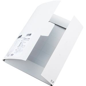 （まとめ） TANOSEE マルチプリンターラベル 高白色タイプ A4 12面 86.4×42.3mm 四辺余白付 1箱（100シート） 【×5セット】 - 拡大画像