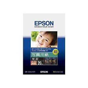 エプソン EPSON 写真用紙<光沢> A3ノビ KA3N20PSKR 1冊(20枚) 商品画像