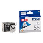 （まとめ） エプソン EPSON インクカートリッジ グレー ICGY55 1個 【×4セット】