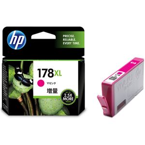 （まとめ） HP178XL インクカートリッジ マゼンタ 増量 CB324HJ 1個 【×3セット】 - 拡大画像