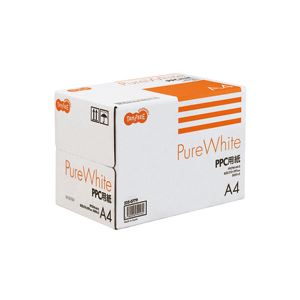 （まとめ） TANOSEE PPC用紙 Pure White A4 1箱（2500枚：500枚×5冊） 【×10セット】 - 拡大画像