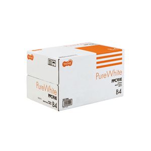 （まとめ） TANOSEE PPC用紙 Pure White B4 1箱（2500枚：500枚×5冊） 【×10セット】 - 拡大画像