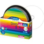 【訳あり・在庫処分】バーベイタム データ用DVD+R DL 8.5GB 8倍速 ワイドプリンターブル スピンドルケース DTR85HP10SV1 1パック(10枚)
