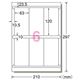 （まとめ） エーワン ラベルシール(プリンター兼用) マット紙・ホワイト A4 6面 63×120mm 四辺余白付 角丸 72206 1冊（22シート） 【×5セット】 - 縮小画像2