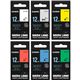カシオ CASIO ネームランド NAME LAND スタンダードテープセット 12mm 白・黄・緑・赤・青・透明/黒文字 XR-TAPE-12C 1パック(6個:各色1個)