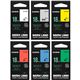 カシオ CASIO ネームランド NAME LAND スタンダードテープセット 18mm 白・黄・緑・赤・青・透明/黒文字 XR-TAPE-18C 1パック(6個:各色1個)