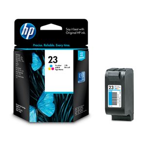（まとめ） HP23 プリントカートリッジ 3色カラー C1823D 1個 【×3セット】 - 拡大画像