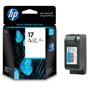 （まとめ） HP17 プリントカートリッジ 3色カラー C6625A 1個 【×3セット】 - 拡大画像