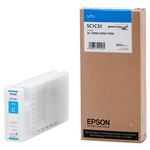 （まとめ） エプソン EPSON インクカートリッジ シアン 350ml SC1C35 1個 【×3セット】