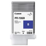 （まとめ） キャノン Canon インクタンク PFI-106 顔料ブルー 130ml 6629B001 1個 【×6セット】