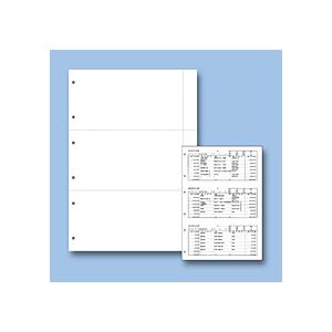 エプソン EPSON 振替伝票 A4 白紙 3分割パンチ穴 AZ42PT 1箱(100枚) 商品画像