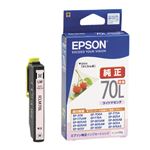 （まとめ） エプソン EPSON インクカートリッジ ライトマゼンタ 増量 ICLM70L 1個 【×4セット】