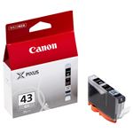 （まとめ） キャノン Canon インクタンク BCI-43GY グレー 6382B001 1個 【×3セット】