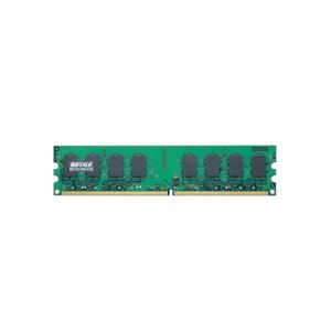 バッファロー 法人向け PC2-6400 DDR2 800MHz 240Pin SDRAM DIMM 1GB MV-D2/800-S1G 1枚 - 拡大画像
