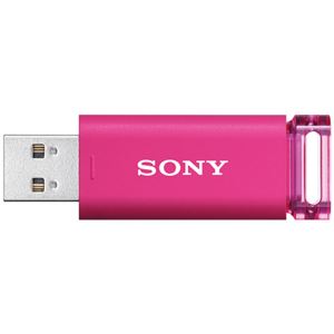 （まとめ） ソニー USBメモリー ポケットビット Uシリーズ 4GB ピンク USM4GU P 1個 【×3セット】 - 拡大画像