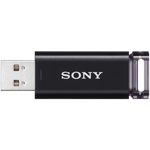 （まとめ） ソニー USBメモリー ポケットビット Uシリーズ 4GB ブラック USM4GU B 1個 【×3セット】 - 拡大画像