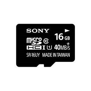 ソニー microSDHCメモリーカード UHS-I 16GB Class10 SR-16UYA 1枚 - 拡大画像