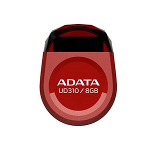 （まとめ） エーデータ USBメモリー 2.0規格 8GB レッド AUD310-8G-RRD 1個 【×4セット】 - 拡大画像