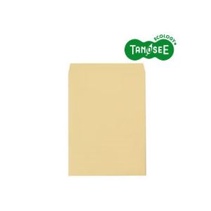 TANOSEE R40クラフト封筒 角0 85g/m2 業務用パック 1箱(500枚) - 拡大画像