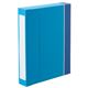 （まとめ） TANOSEE ファイルボックス A4 背幅32mm 青 1パック（5冊） 【×5セット】 - 縮小画像4