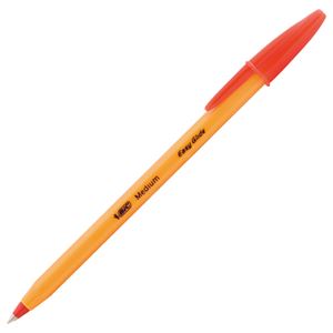 （まとめ） BIC 油性ボールペン オレンジEG 1.0mm 赤 業務用パック E-ORMJ20EGRED 1箱（20本） 【×5セット】 - 拡大画像