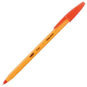 （まとめ） BIC 油性ボールペン オレンジEG 0.7mm 赤 業務用パック E-ORGF20EGRED 1箱（20本） 【×5セット】 - 拡大画像