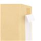 TANOSEE 窓付封筒 ワンタッチテープ付 長3 70g/m2 クラフト 業務用パック 1箱(1000枚) - 縮小画像2