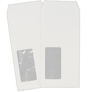 （まとめ） ハート 透けない封筒 ケント 長6 セロ窓付 80g／m2 〒枠なし XQP651 1パック（100枚） 【×5セット】 - 拡大画像