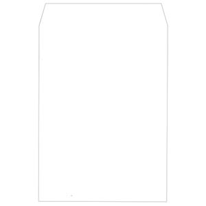 （まとめ） キングコーポレーション ソフトカラー封筒 角3 100g／m2 ホワイト K3S100W 1パック（100枚） 【×3セット】 - 拡大画像