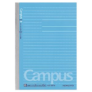 （まとめ） コクヨ キャンパスノート（ドット入り罫線） B6 B罫 40枚 ノ-211BTN 1セット（10冊） 【×10セット】 - 拡大画像