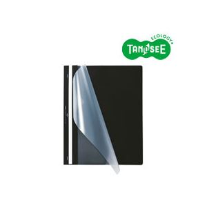 （まとめ）TANOSEE プレゼンテーションファイル（スタンダード） A4タテ 50枚収容 ブラック 5冊入×20パック - 拡大画像