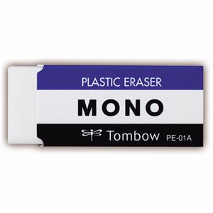 （まとめ） トンボ鉛筆 MONO消しゴム 小 PE-01A 1セット（40個） 【×3セット】 - 拡大画像
