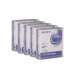 （まとめ）SONY（ソニー） LTX100GR LTO Ultrium1 データカートリッジ 100GB 5巻 - 拡大画像