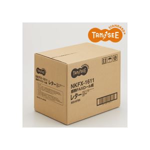 （まとめ）TANOSEE 感熱FAXロール紙 レター 216mm×100m×1インチ 表発色 6本 - 拡大画像