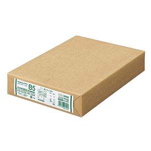 （まとめ）KB用紙（共用紙）（低白色再生紙） B5 500枚×5冊／箱