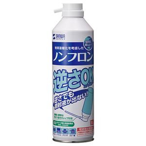 （まとめ）ノンフロン エアダスター（逆さ使用OK） エコタイプ 350ml 6本