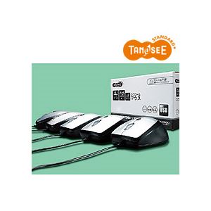 （まとめ）TANOSEE オプティカルスクロールマウス 10個