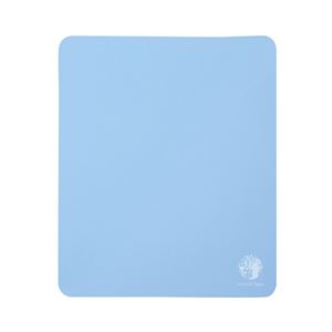 （まとめ） サンワサプライ ベーシックマウスパッド natural base ブルー MPD-OP54BL 1セット（5枚） 【×3セット】 - 拡大画像