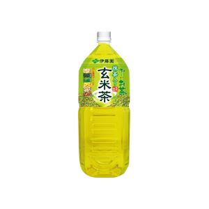 （まとめ）おーいお茶 抹茶入り玄米茶 2Lペット 6本入
