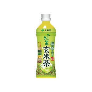 （まとめ）おーいお茶 抹茶入り玄米茶 500mlペット 24本入