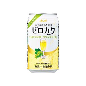 （まとめ）ゼロカク シャルドネスパークリングテイスト 350ml缶 24本入